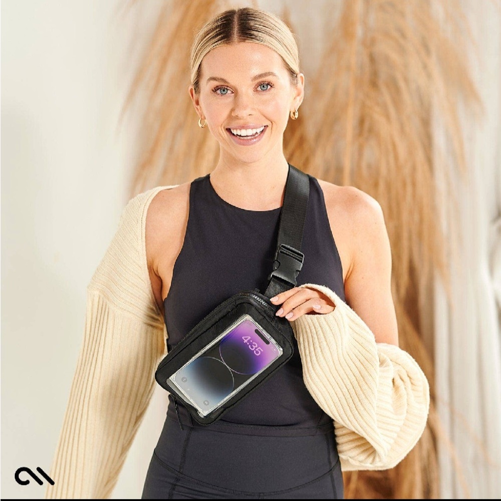 Case-Mate Black Phone Belt Bag